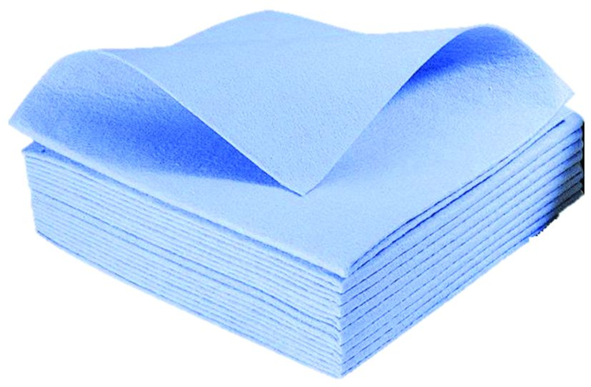 LAVETTE NON TISSÉE ABSORBANTE 38X40CM BLEUE