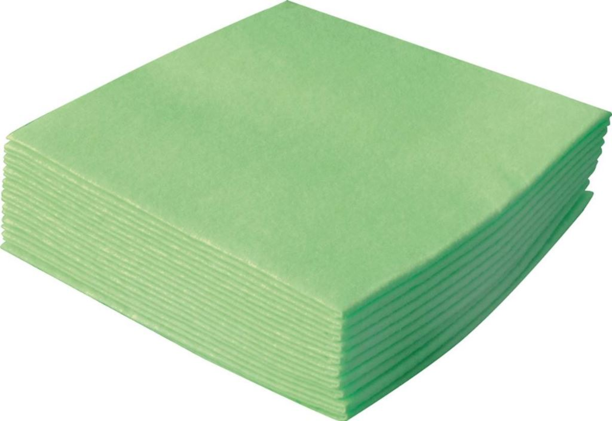 LAVETTE NON TISSÉE ABSORBANTE 38X40CM VERTE