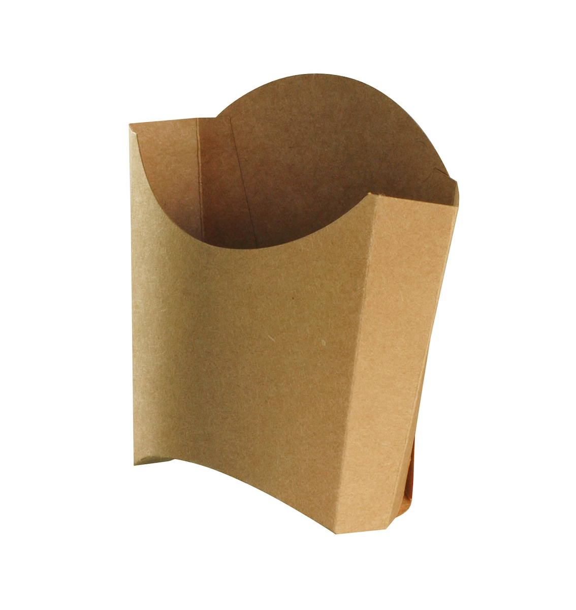 ETUI FRITES CARTON KRAFT BRUN 8,3X13X12,5CM