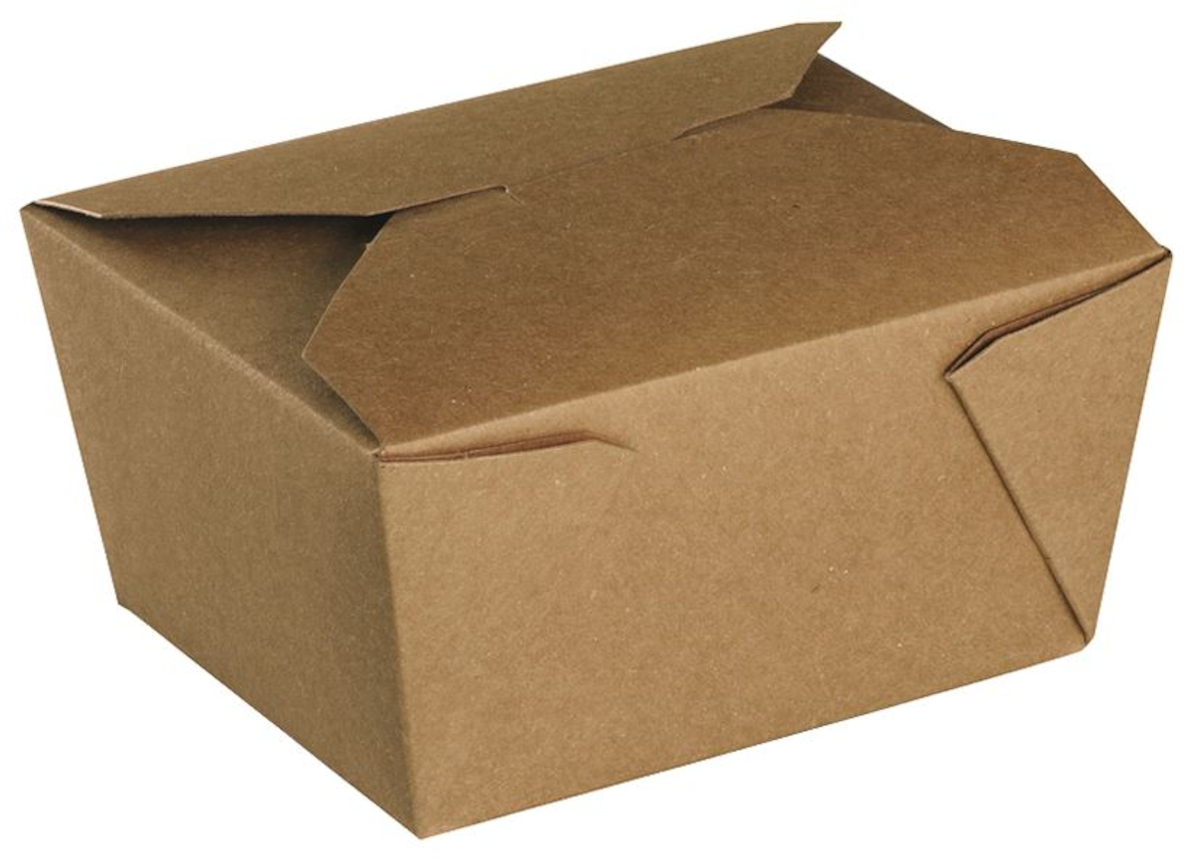 BOITE REPAS CARTON KRAFT BRUN 780CC