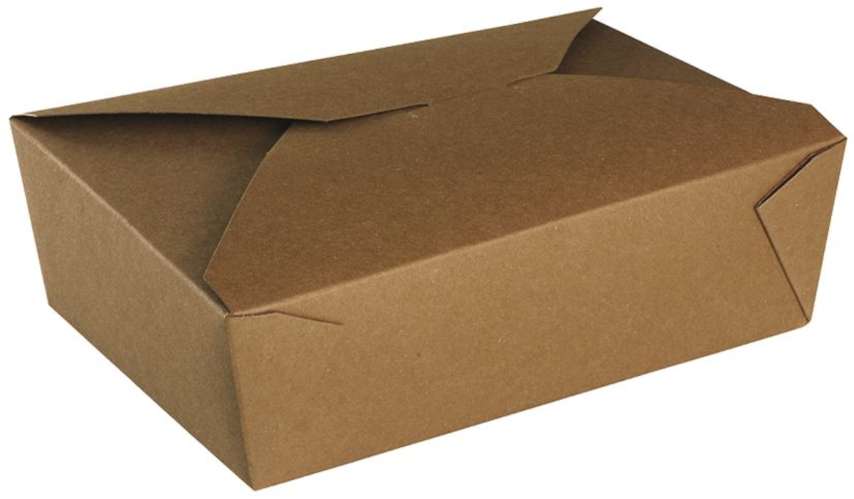 BOITE REPAS CARTON KRAFT BRUN 2000CC