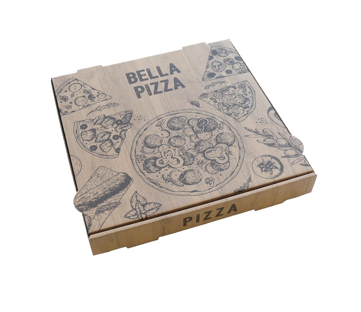 BOITE PIZZA CARTON 33X33X4CM