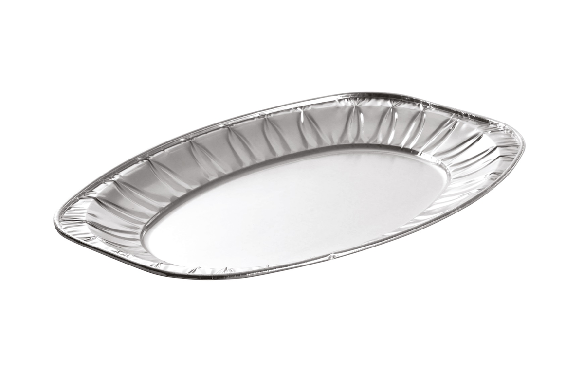 PLAT DE PRÉSENTATION ALUMINIUM 55X36CM