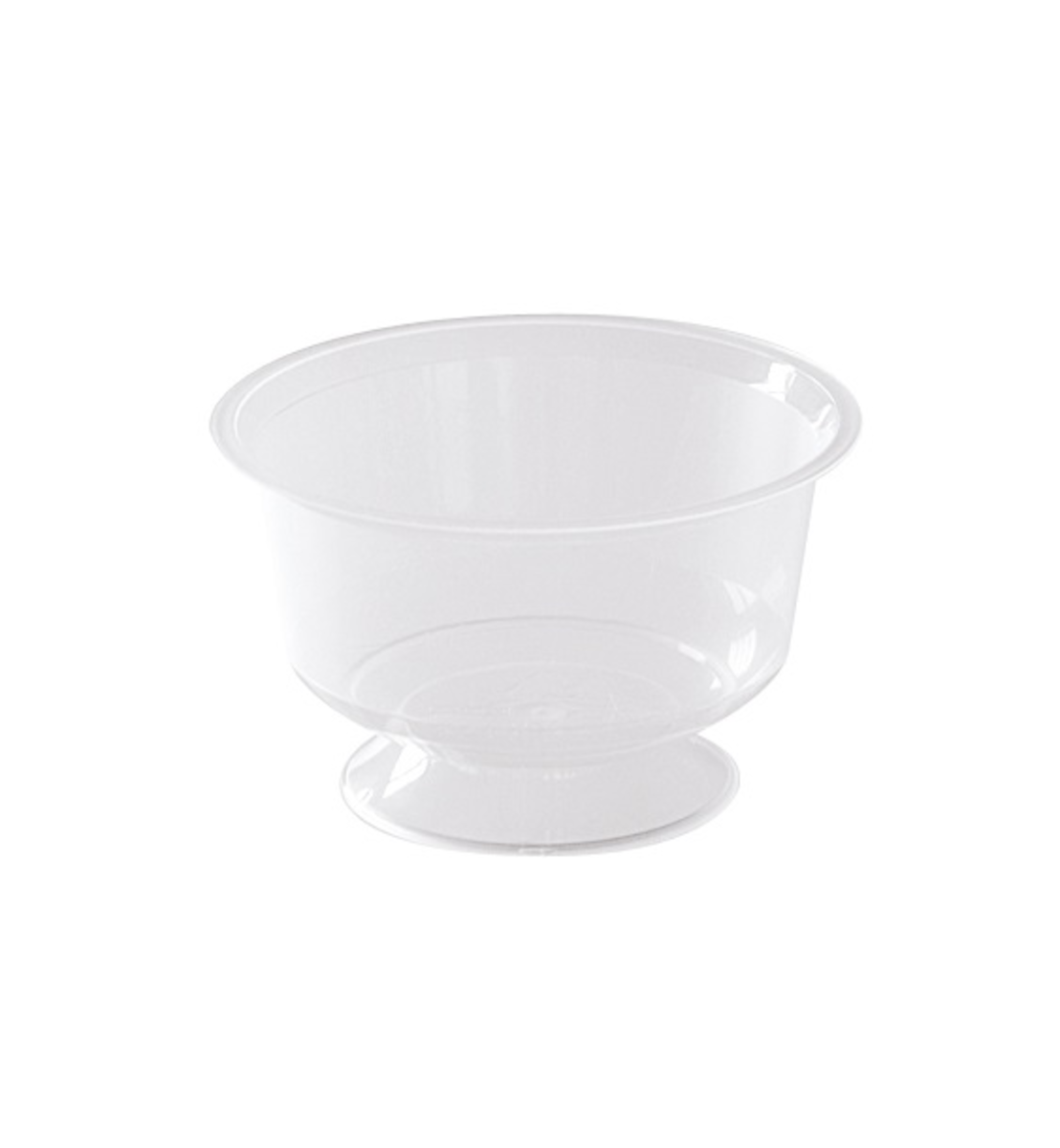 COUPE DESSERT À PIED PP TRANSPARENT 200CC