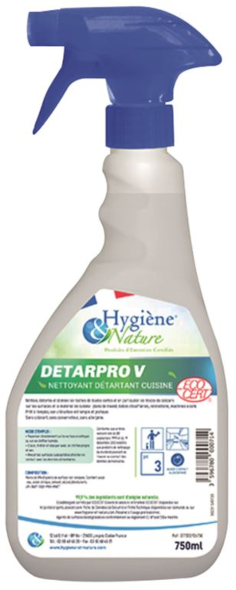 DÉTARTRANT LIQUIDE CUISINE ÉCOLOGIQUE DETARPRO V