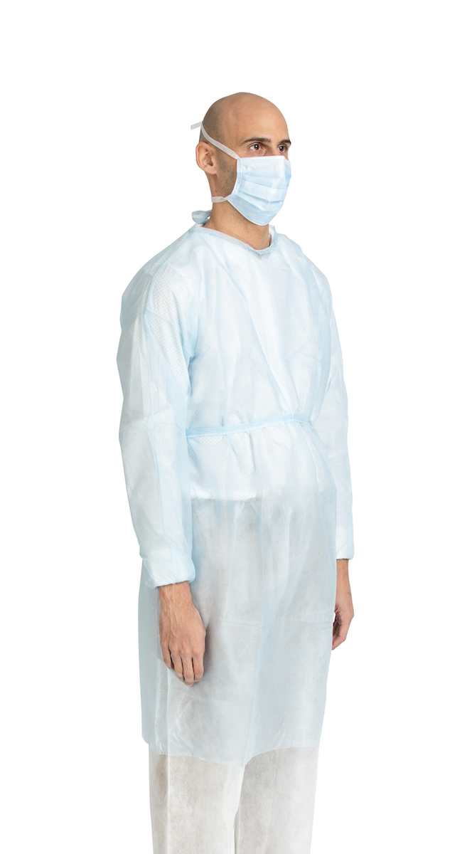 SURBLOUSE NON TISSÉ PP BLEUE TAILLE UNIQUE