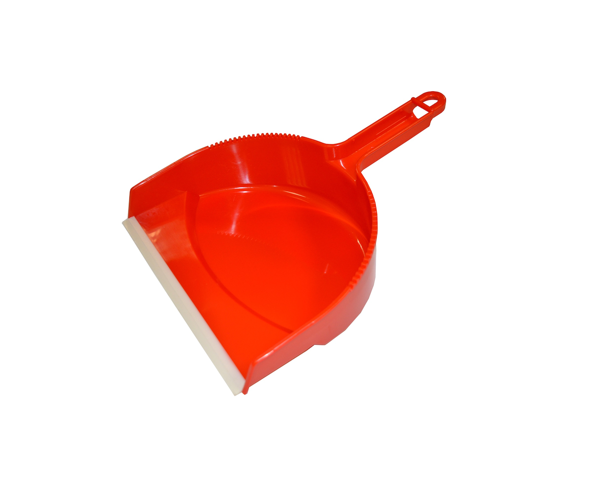 PELLE À POUSSIÈRE PP BORD ÉLASTOMÈRE ROUGE