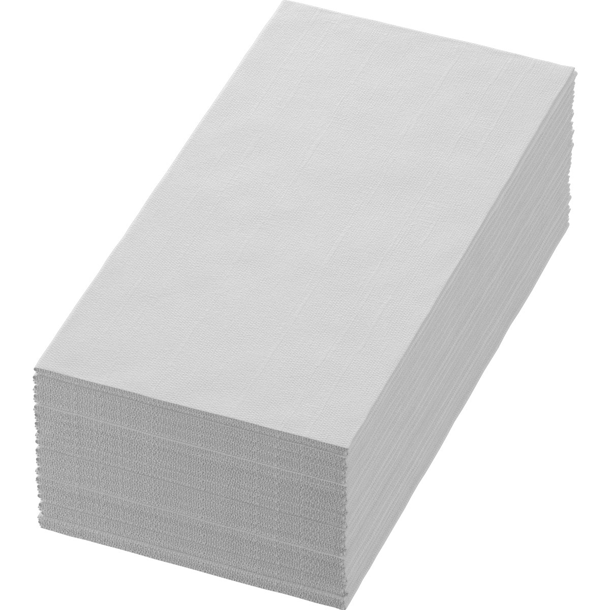 SERVIETTE NON TISSÉE BIO DUNISOFT 40X40CM BLANCHE PLIÉ EN 8