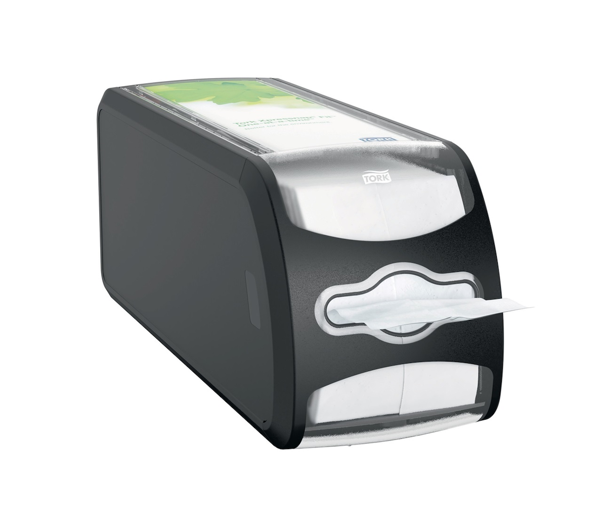 DISTRIBUTEUR NOIR 400 SERVIETTES XPRESSNAP FIT N14