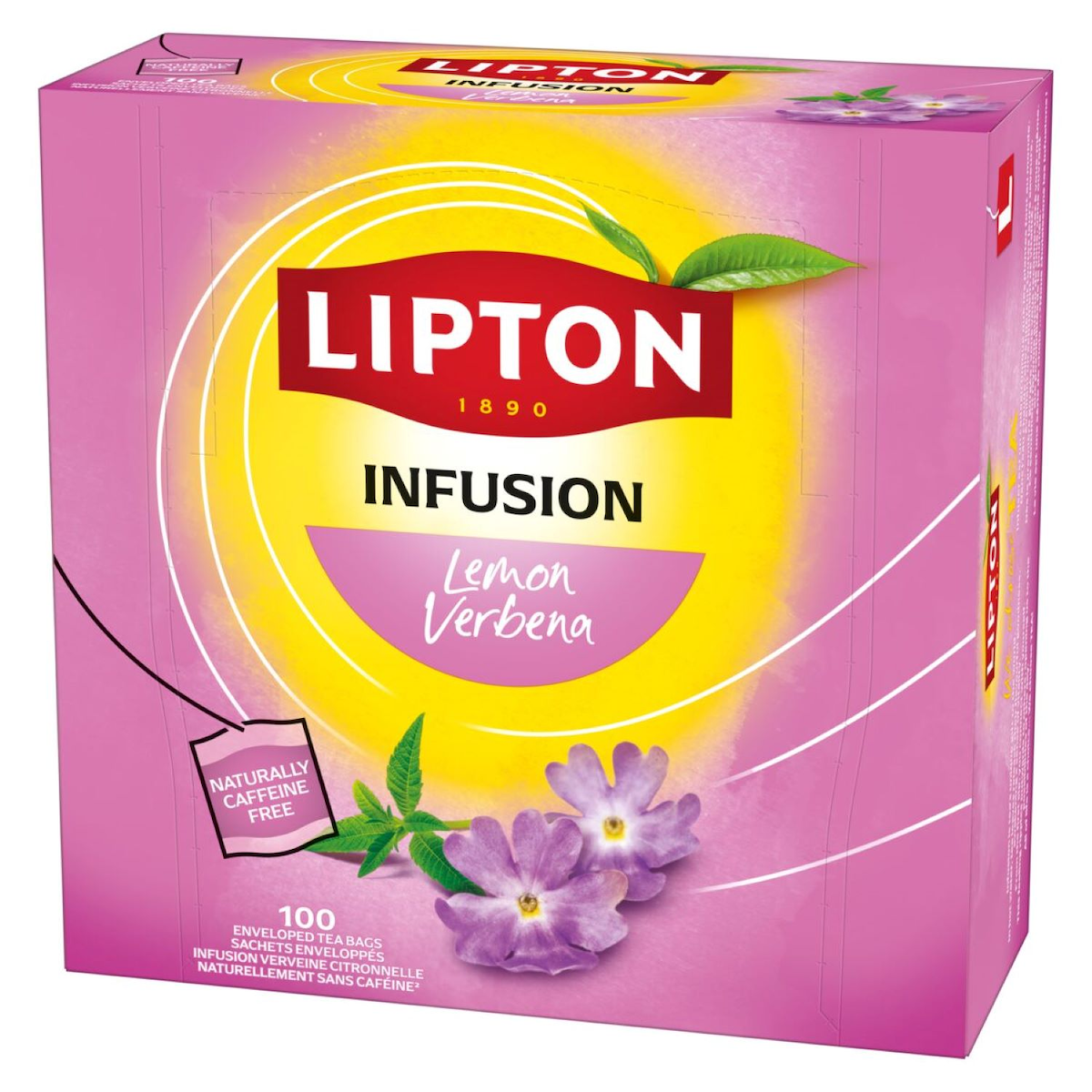 LIPTON FEEL GOOD SELECTION INFUSION VERVEINE - BOITE 100 SACHETS FRAICHEUR