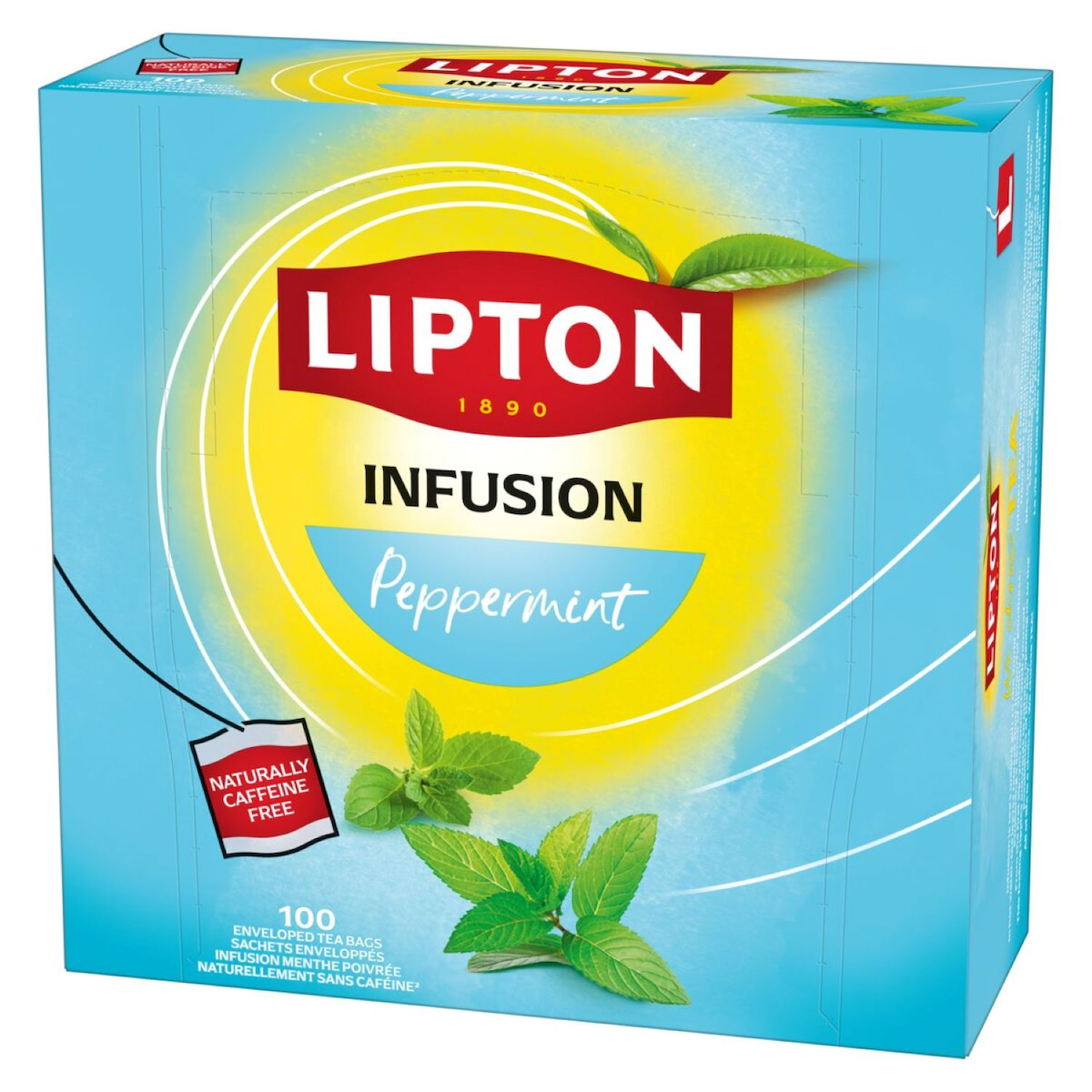 LIPTON FELL GOOD SELECTION INFUSION MENTHE - BOITE 100 SACHETS FRAICHEUR