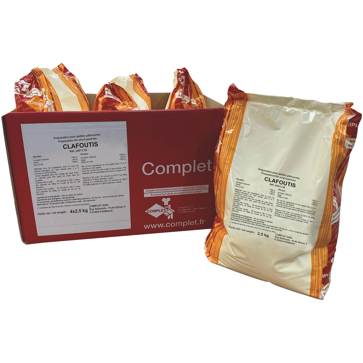 CLAFOUTIS 2.5KG