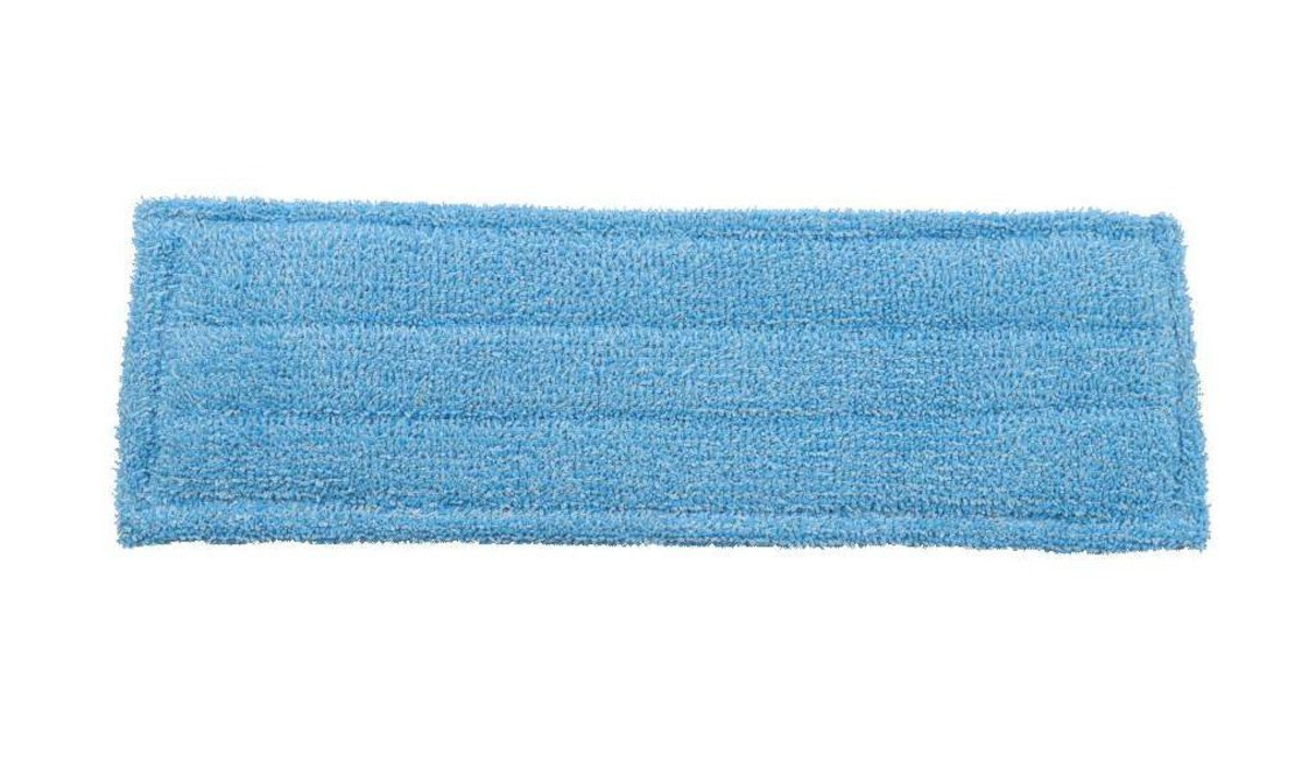 FRANGE MICROFIBRE À POCHE & LANGUETTE 40CM BLEUE