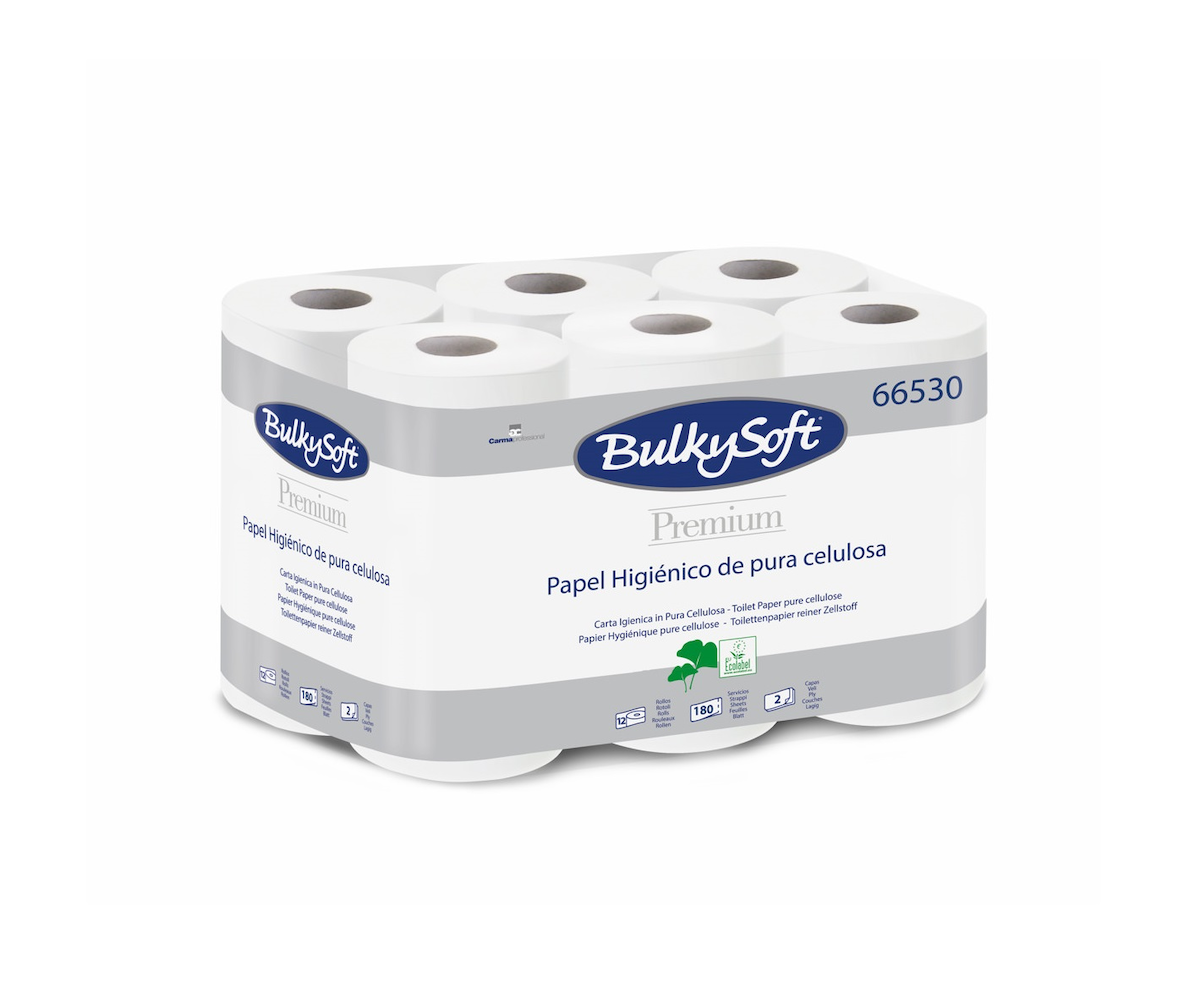 ROULEAU PAPIER TOILETTE 2 PLIS BLANC 180 FORMATS