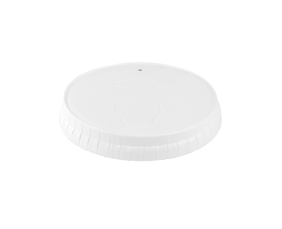 COUVERCLE CARTON BLANC POUR GOBELET CARTON 24CL