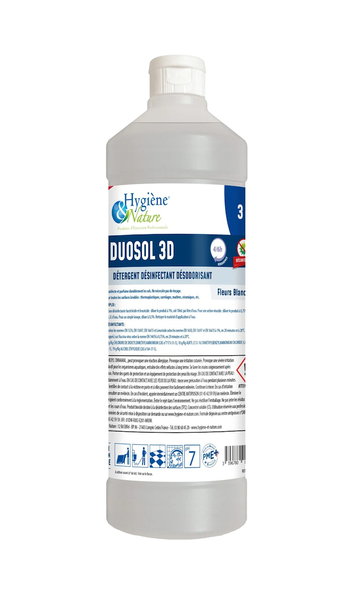 DÉTERGENT 3D DUOSOL FLEURS BLANCHES
