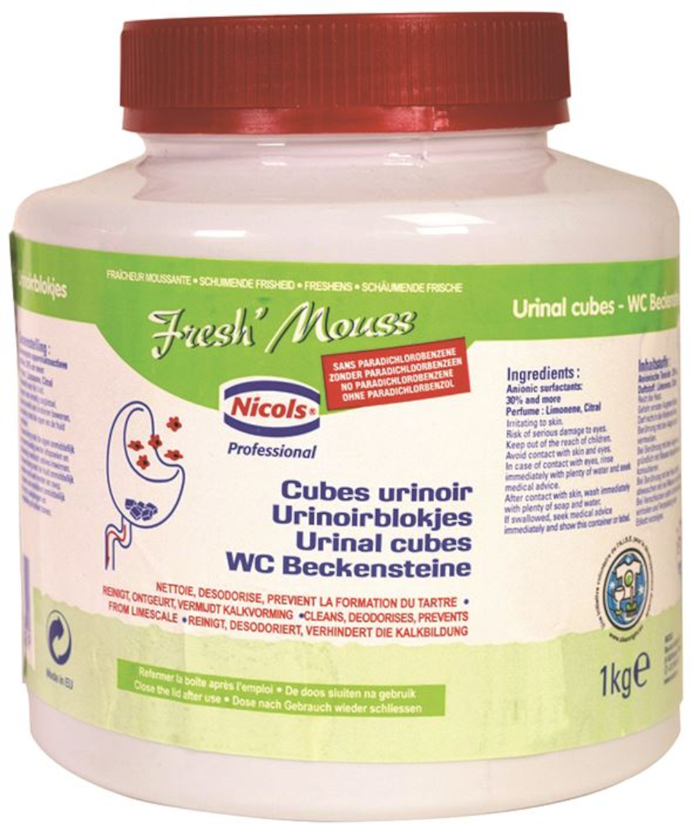 CUBES URINOIR DÉSODORISANT ANTI-TARTRE FRESH'MOUSS