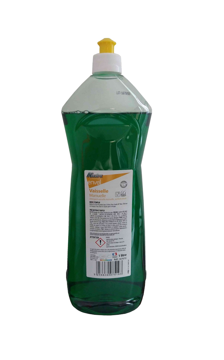 DÉTERGENT LIQUIDE PLONGE MANUELLE CITRON