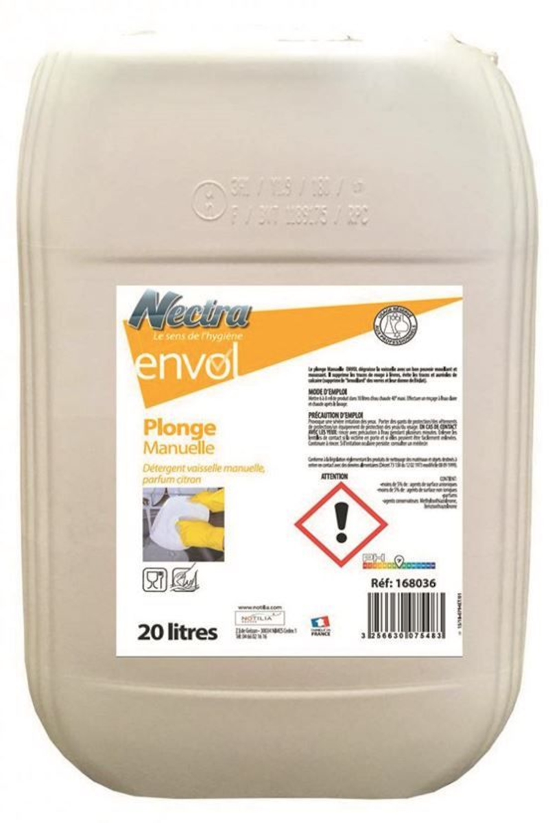 DÉTERGENT LIQUIDE PLONGE MANUELLE CITRON