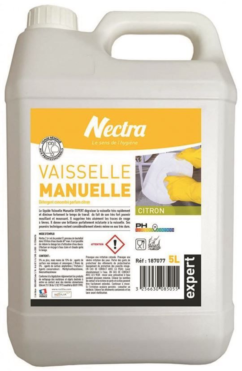 DÉTERGENT LIQUIDE PLONGE MANUELLE CITRON