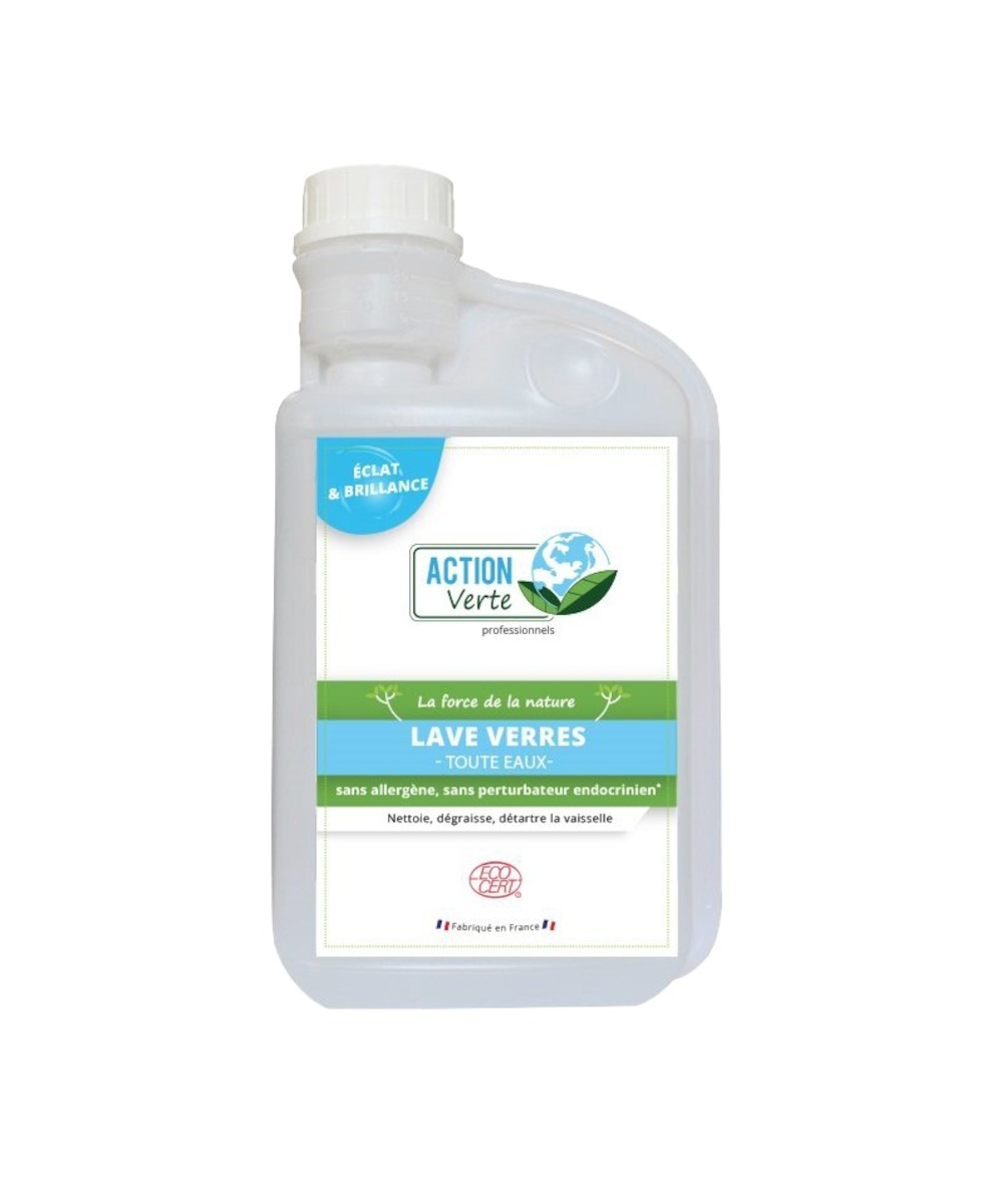 DÉTERGENT LIQUIDE LAVE VERRES ÉCOLABEL