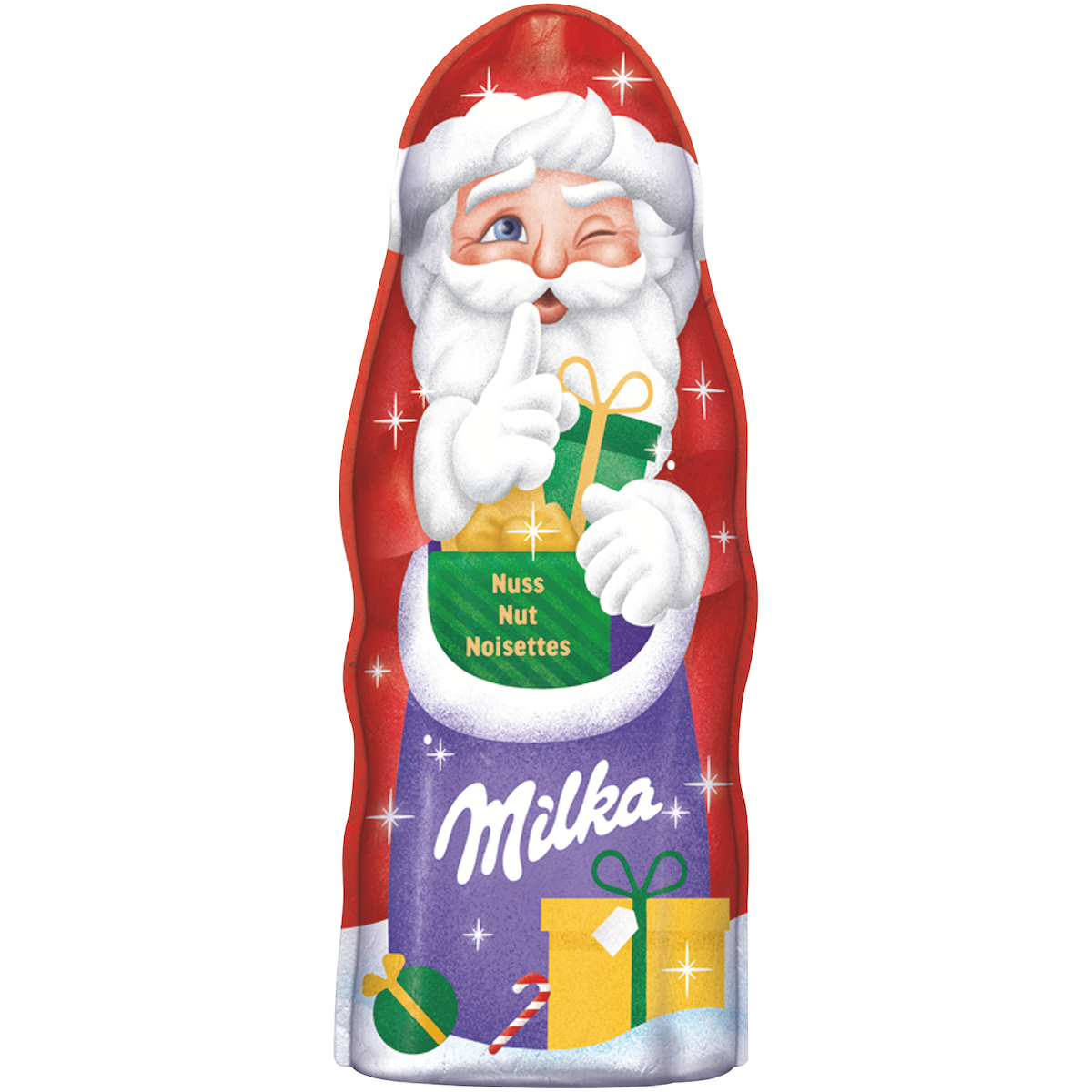 MILKA PÈRE NOEL LAIT NOISETTE 95G
