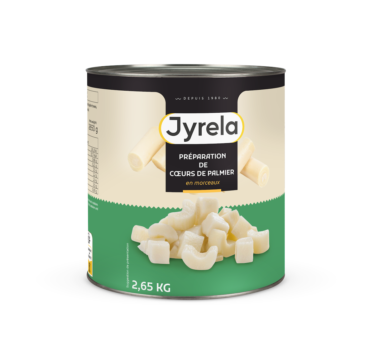 COEUR PALMIER MORCEAU 3/1 JYRELA
