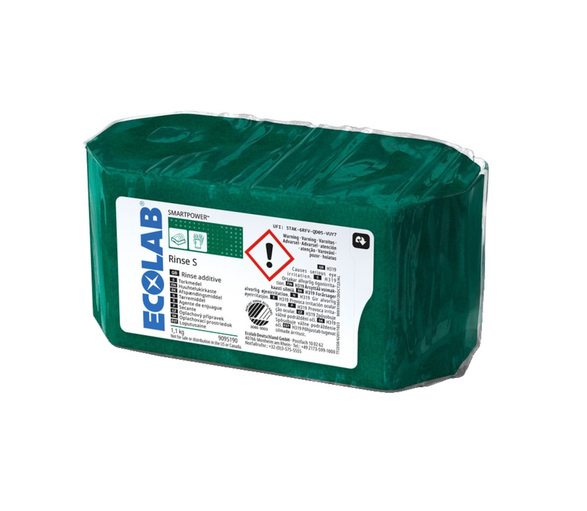 ADDITIF DE RINÇAGE SOLIDE SMARTPOWER RINSE S