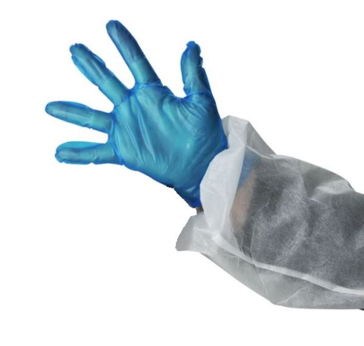 GANT POLYTÈNE NON POUDRÉ BLEU T. M