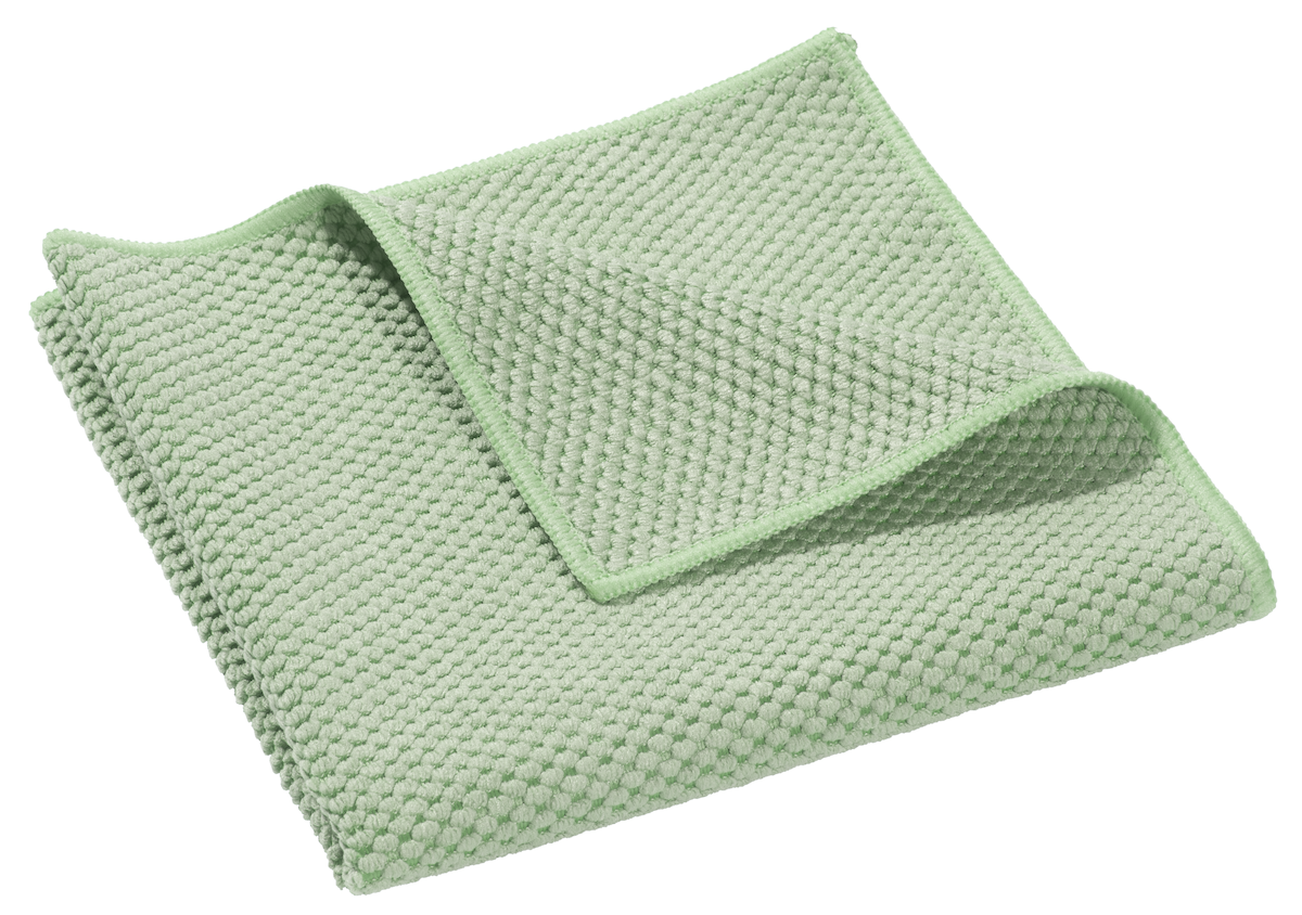 LAVETTE MICROFIBRES 100% FIBRES RECYCLÉES 38X40CM VERTE