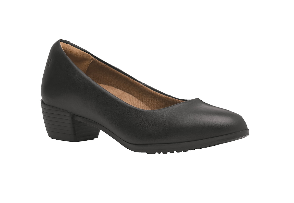 CHAUSSURE DE SERVICE CUIR NOIR WILLA OB SR T.35/42