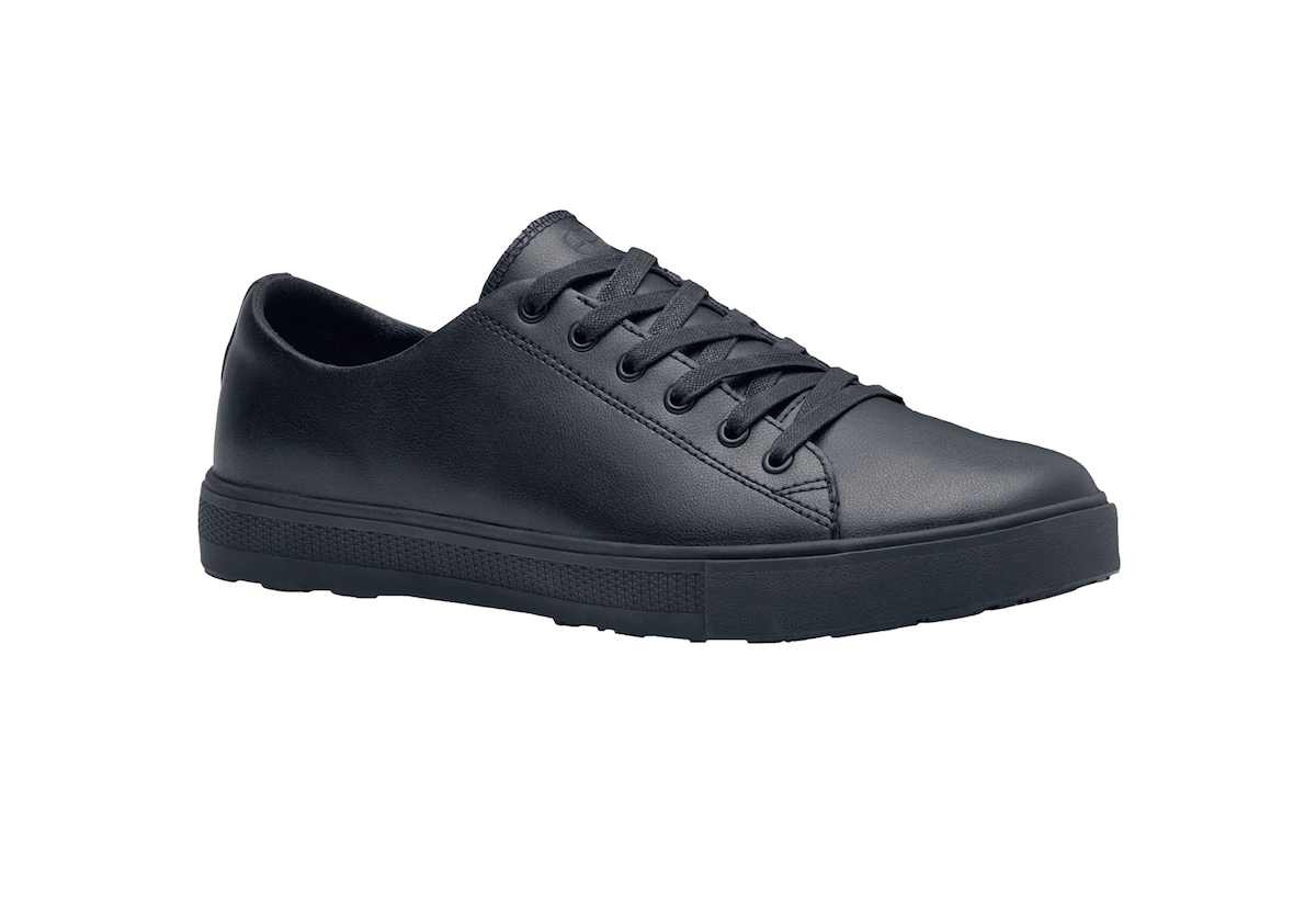 BASKET SERVICE CUIR NOIR OLD SCHOOL IV OB E SR T.35/47