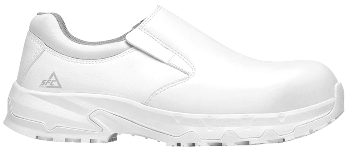 MOCASSIN SÉCURITÉ MICROFIBRE BLANC BRANDON S3L FO SR LG T.36/48