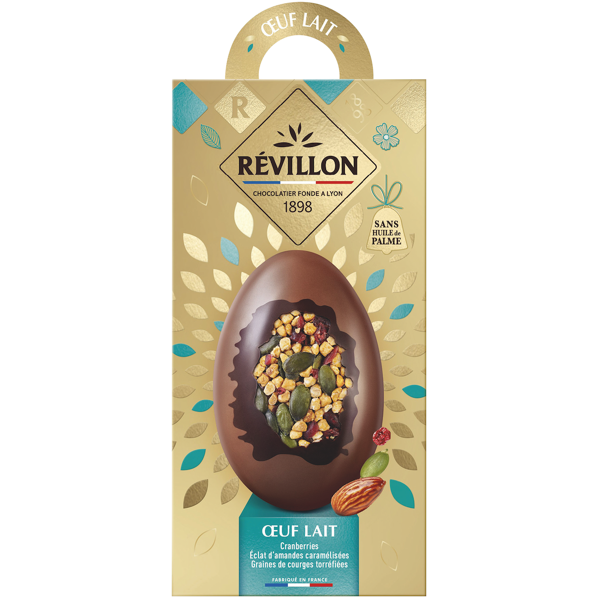 OEUF MENDIANT LAIT ETUI 140G