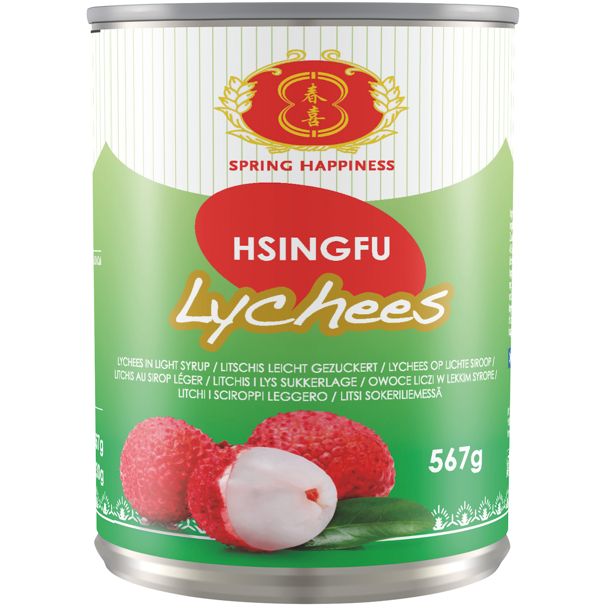 LITCHIS AU SIROP LEGER SPRING HAPPINESS 567GR