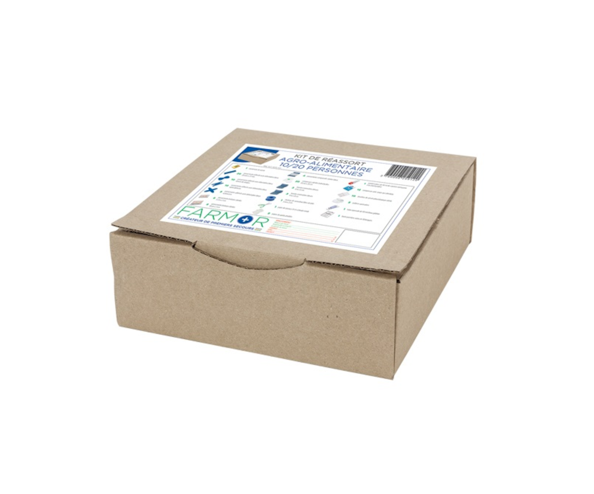 KIT DE RÉASSORT SPÉCIAL AGRO ALIMENTAIRE 10/20 PERSONNES