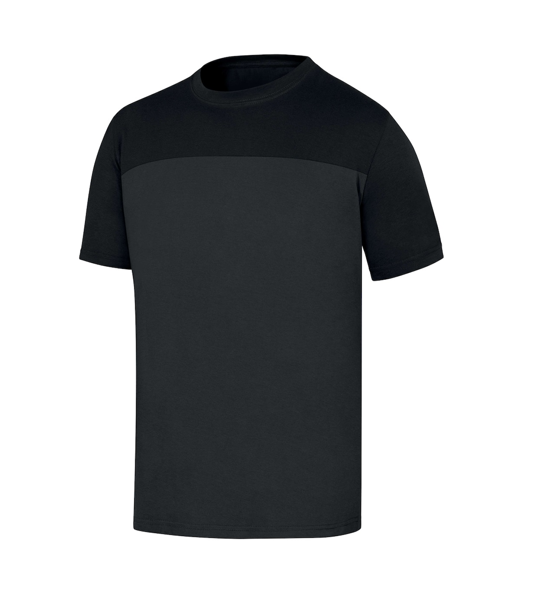 TSHIRT 100% COTON GENOA 2 GRIS/NOIR