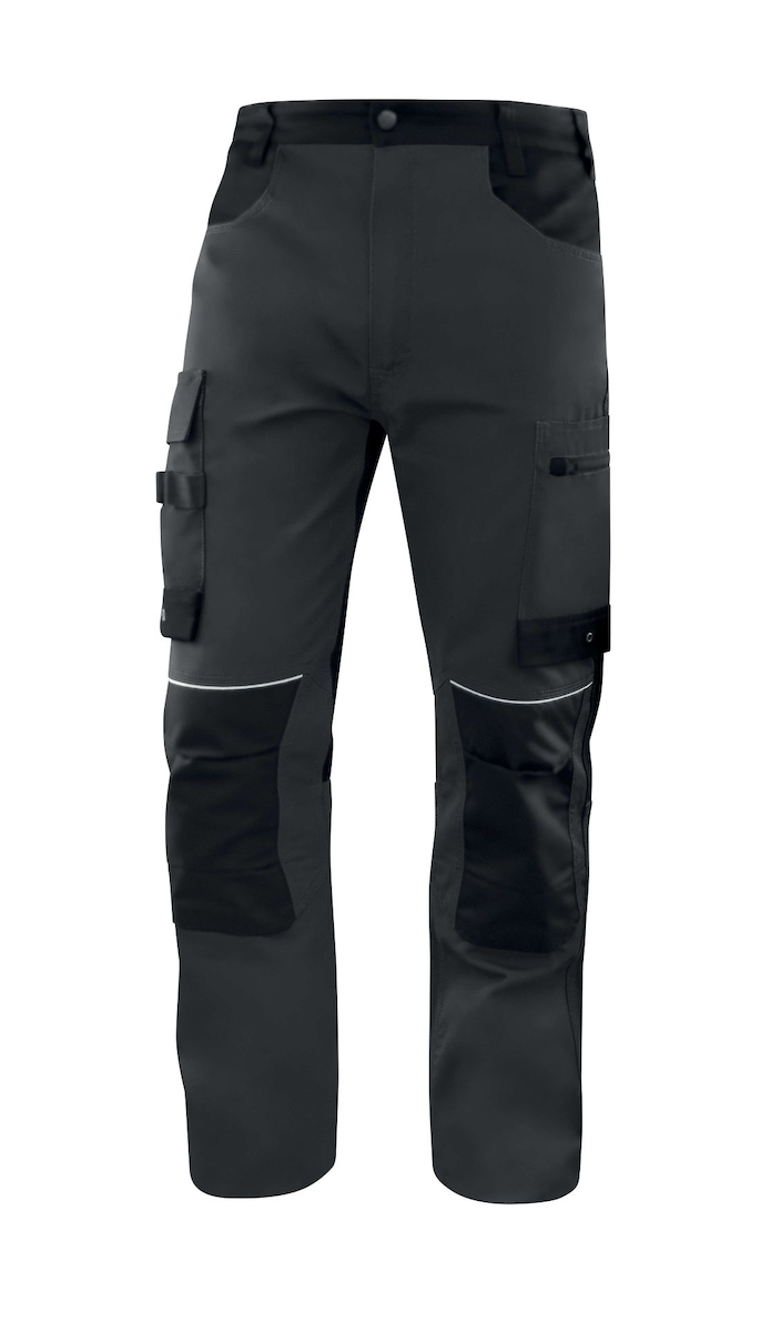 PANTALON TRAVAIL POLYCOTON GRIS/NOIR M5PA3
