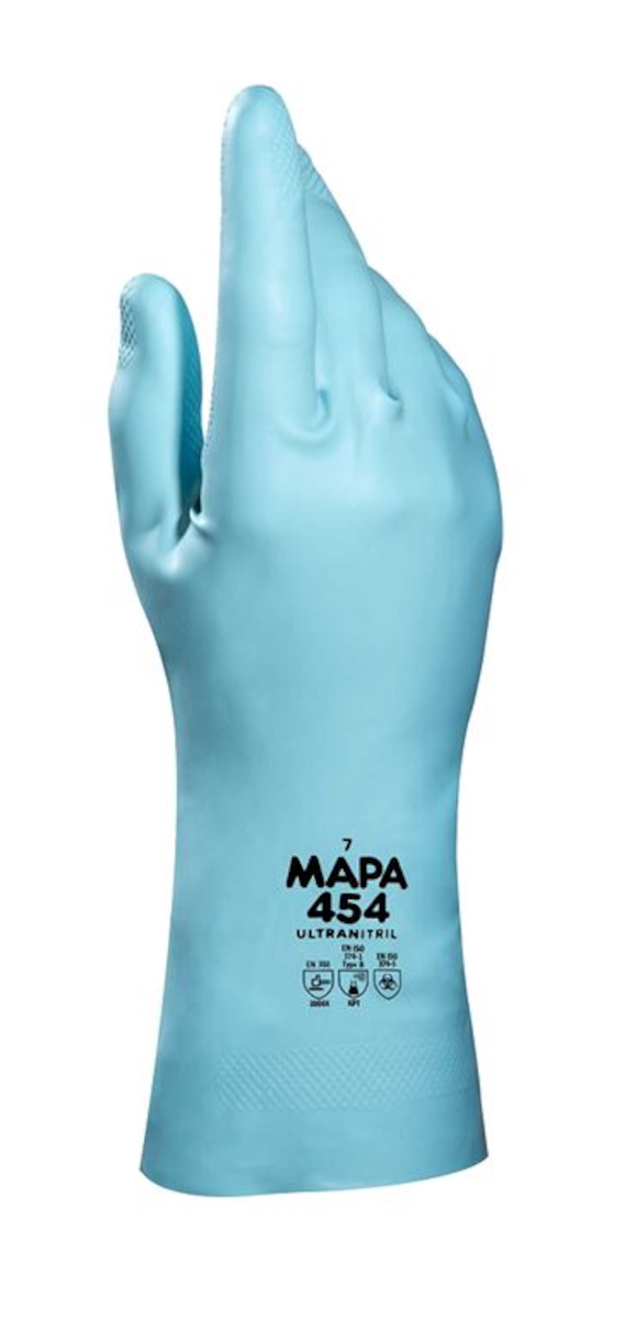 GANT PROTECTION CHIMIQUE ÉLASTOMÈRE 31CM ULTRANITRIL 454