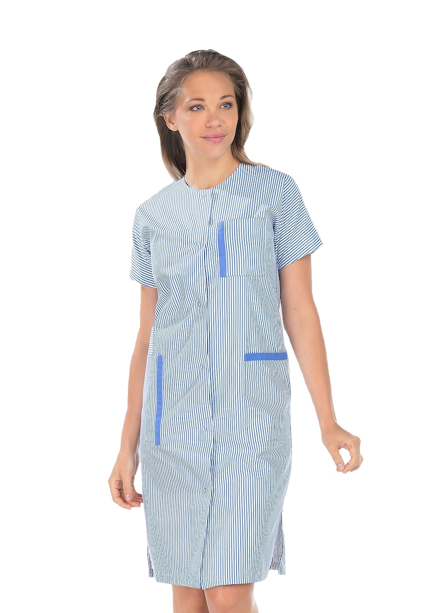 BLOUSE POLYCOTON MANCHES COURTES BCI CATHERINE