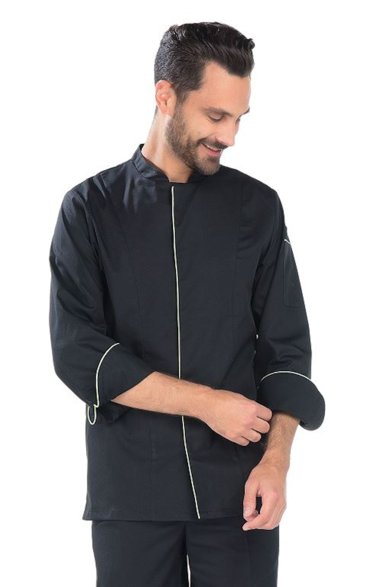 VESTE DE CUISINE POLYCOTON MANCHES LONGUES MARC