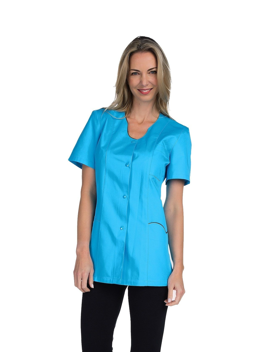 BLOUSE POLYCOTON MANCHES COURTES ANAÏS