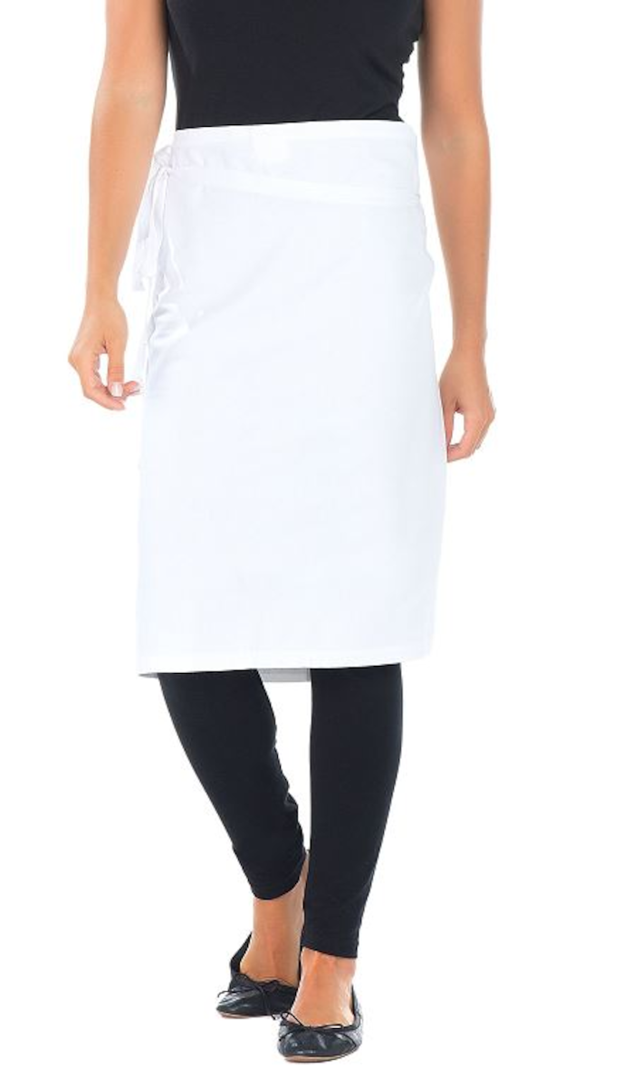 CARRÉ 1/2 CHEF COTON BLANC 100X65CM