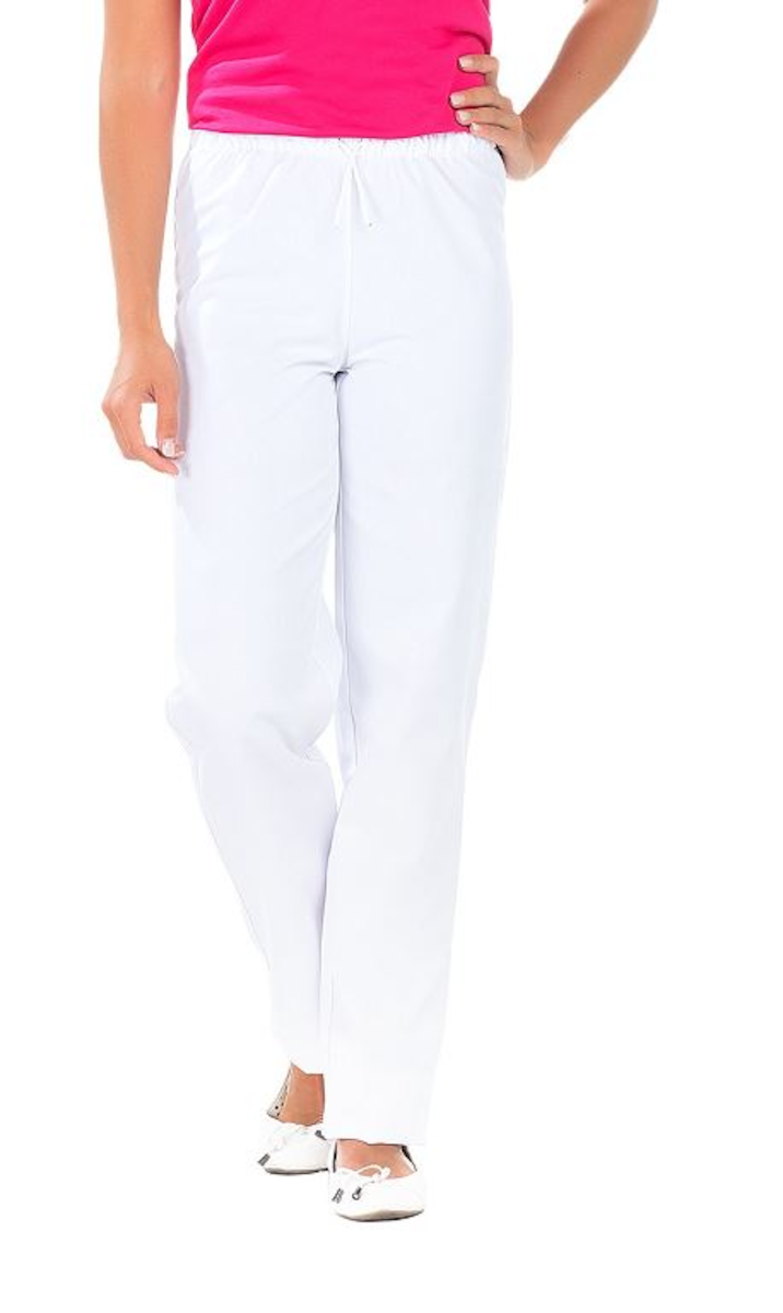 PANTALON FEMME POLYCOTON SANS POCHE MANUEL