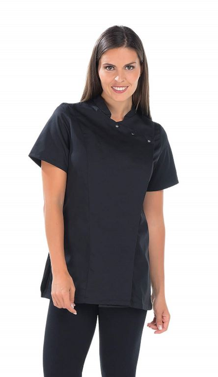 VESTE DE CUISINE POLYCOTON MANCHES COURTES JULIANA