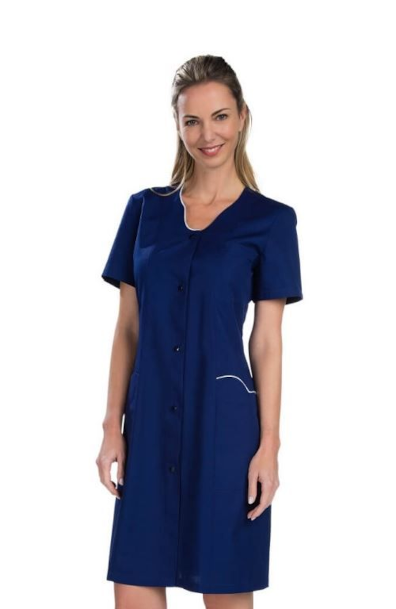 BLOUSE POLYCOTON MANCHES COURTES ANÉMONE