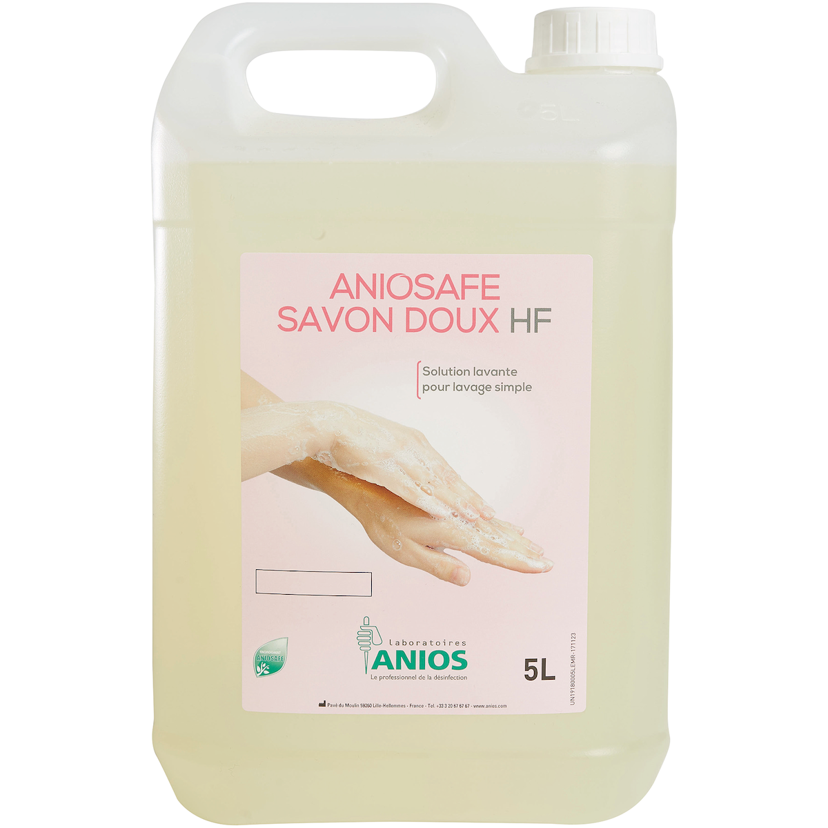 ANIOSAFE SAVON DOUX HF 4X5L