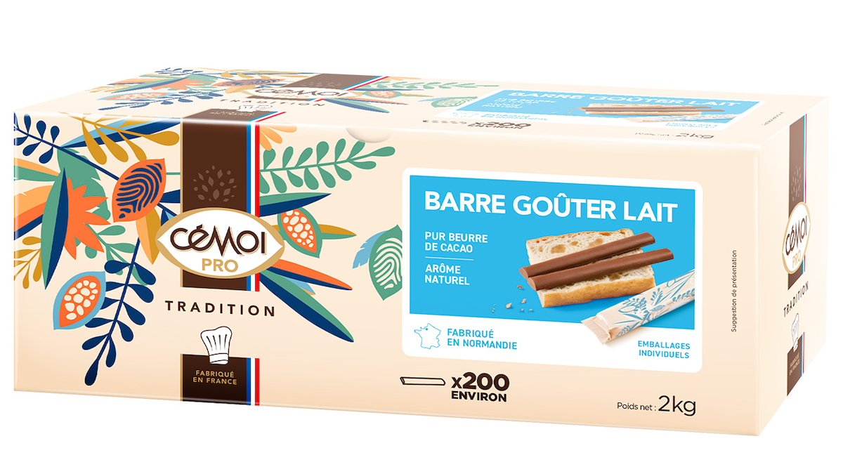 BARRES GOUTER LAIT FLOWPACKEES CHOCOLAT LAIT 30% ENV 200 PIECES DE 10G 2KG