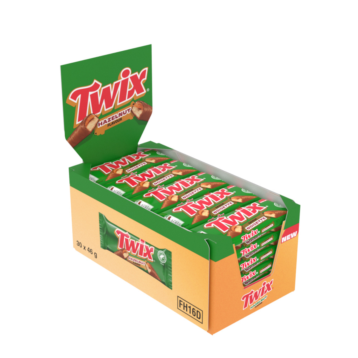TWIX SBARRE CHOCOLAT AU LAIT SAVEUR CARAMEL ET NOISETTE 46G
