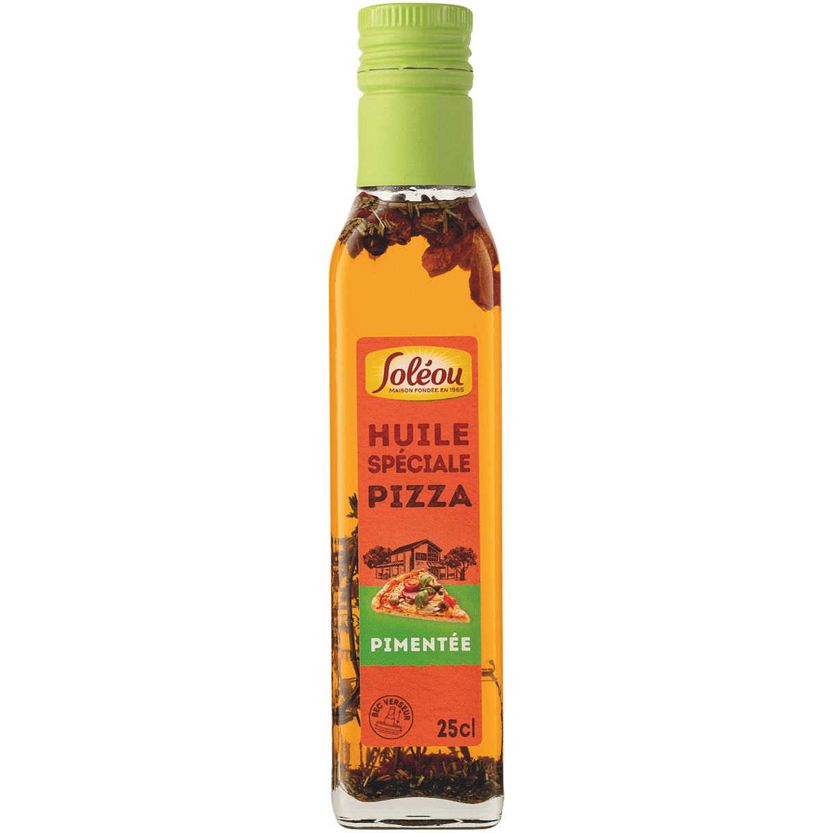 HUILE VEGETALE AU PIMENT ET PLANTES AROMATIQUES SPECIAL PIZZA 25CL